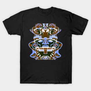 olmec alien head ecopop T-Shirt